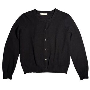 OAK + FORT Black Cardigan Sweater